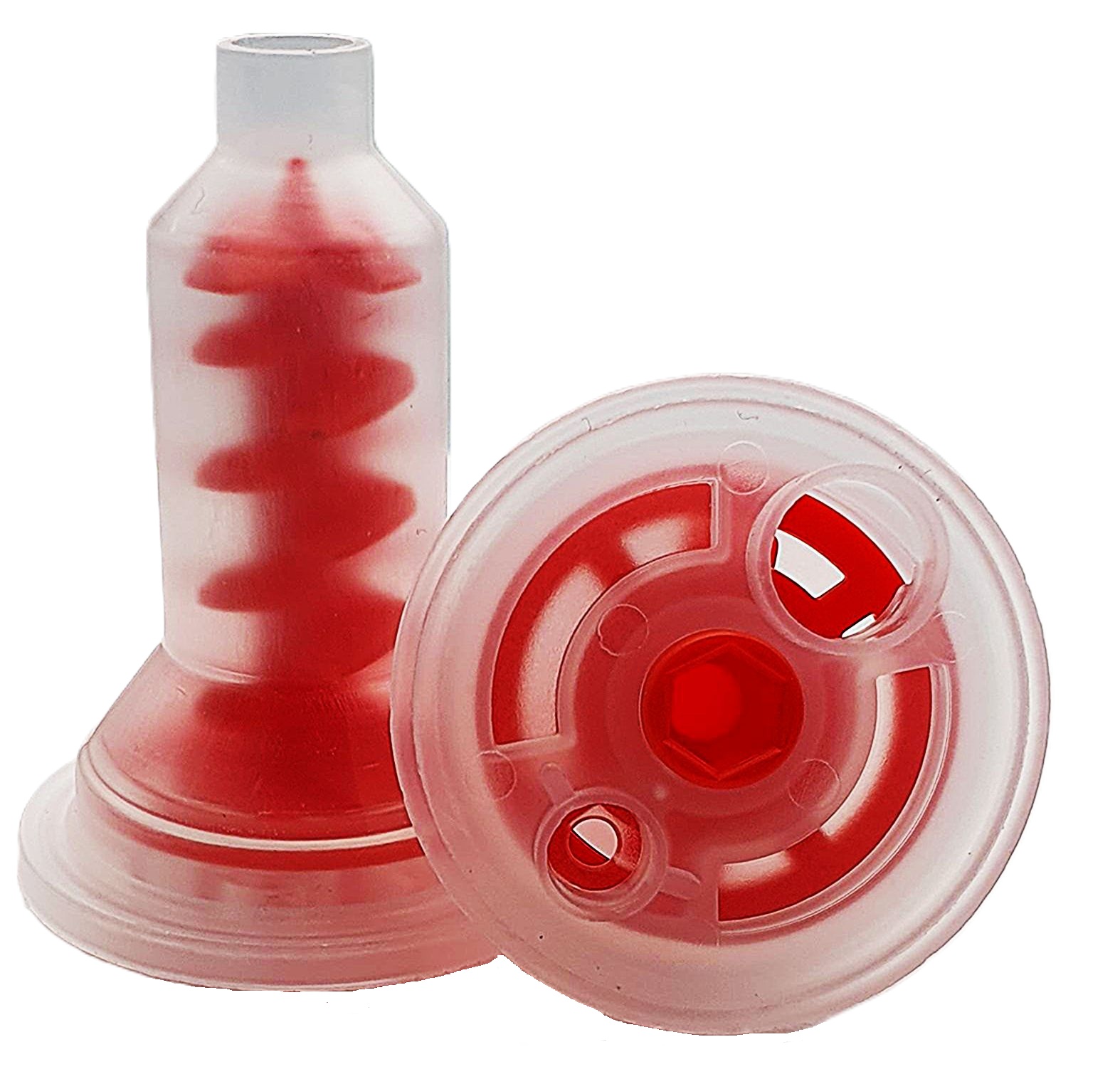 Dynamische Mischer  5:1 - Rot   Ø 15,8 mm (50 Stück)
