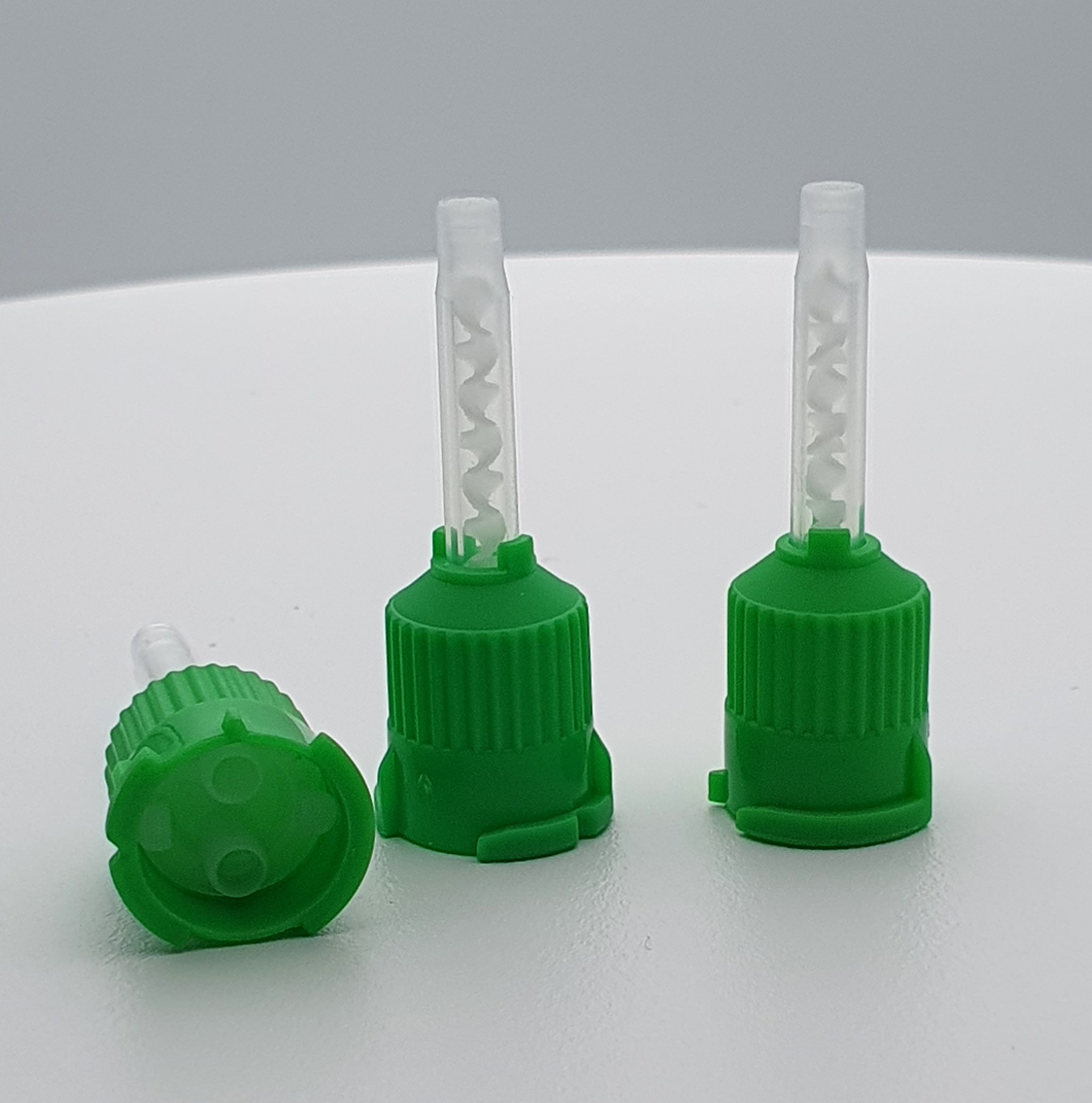 Mischkanüle 1:1 - Grün / Weiss Ø 4,0 mm (50 Stück)