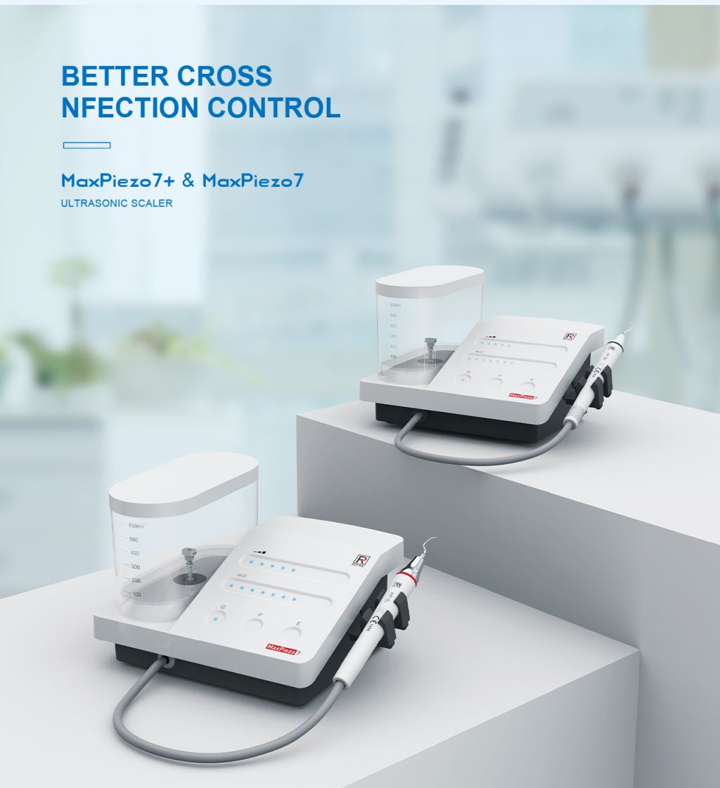 MaxPiezo7+  Ultraschallgerät  inkl. 8 Ultraschallspitzen (ohne Licht)