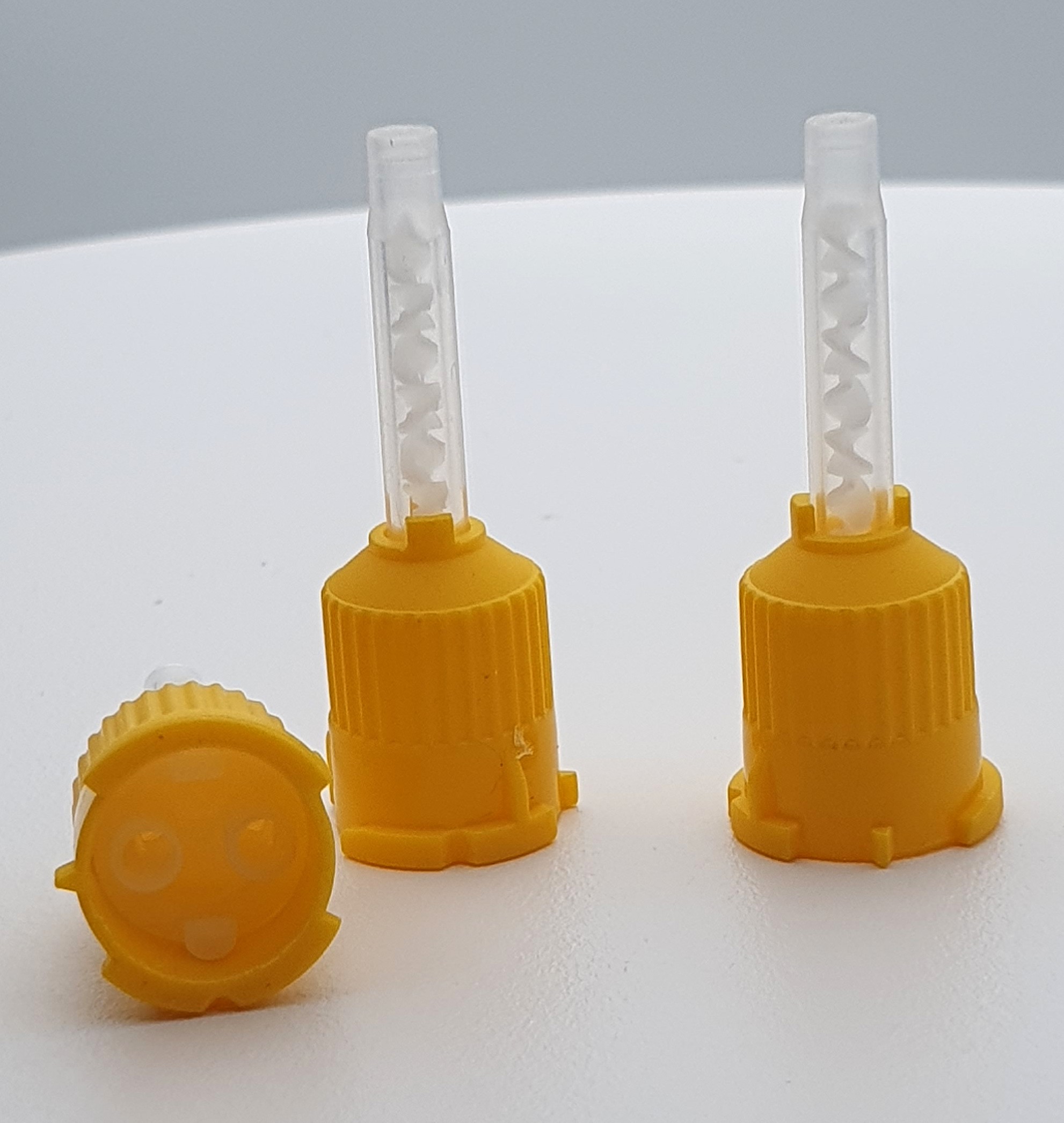Mischkanüle 1:1 - Gelb / Weiss Ø 4,0 mm (50 Stück) 