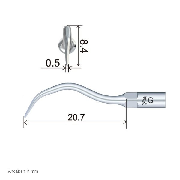 GD10 - Zahnsteinentfernung in allen Quadranten, interproximal und Sulkus